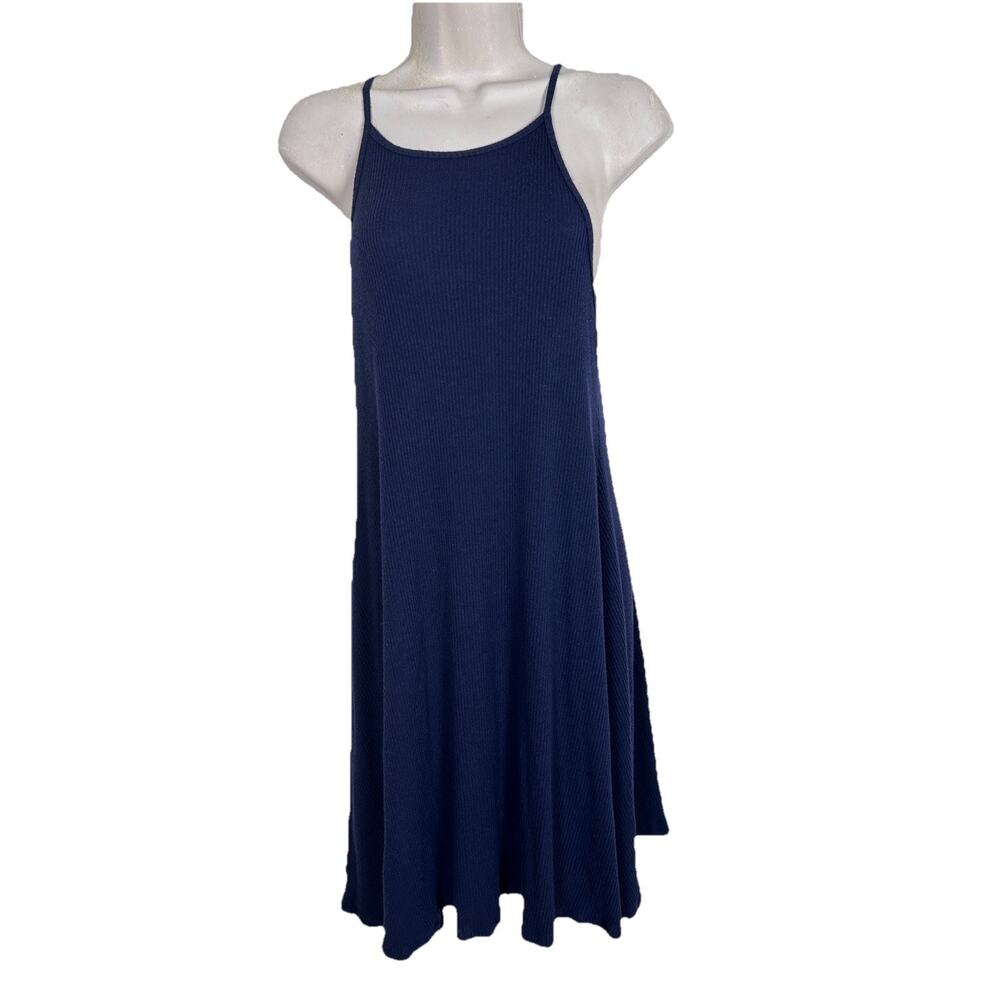SATURDAY SUNDAY Women's Sz L Navy Blue lounge dress Anthropologie